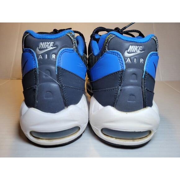 2014 Nike Air Max 95 Premium Dark Obsidian Mens 12 No‎ Box 538416-443 Blue Grey - Picture 8 of 11